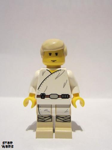 lego 1999 mini figurine sw0021 Luke Skywalker Printed legs<br/>Tatooine 