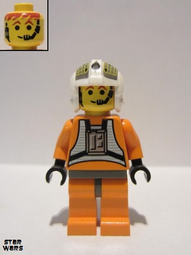 lego 1999 mini figurine sw0033 Rebel Pilot Y-wing