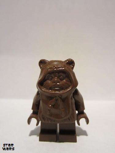 lego 2002 mini figurine sw0050 Ewok Brown Hood (Wicket) 