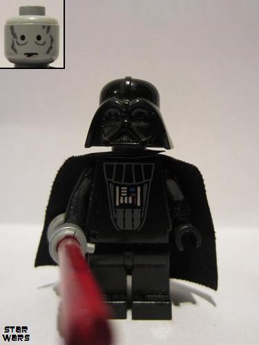 lego 2005 mini figurine sw0117 Darth Vader With Light-Up Lightsaber Complete Assembly 