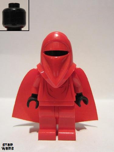 lego 2006 mini figurine sw0040b Imperial Royal Guard With Black Hands 
