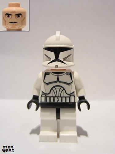 lego 2008 mini figurine sw0201 Clone Trooper Clone Wars 