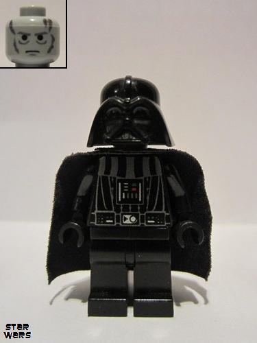 lego 2008 mini figurine sw0209 Darth Vader Death Star torso 