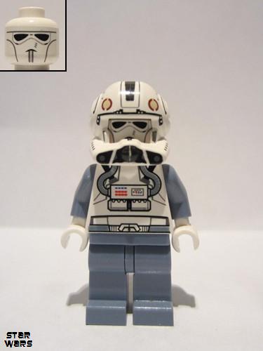lego 2010 mini figurine sw0281 Clone Pilot Ep. III with Open Helmet and White Head 