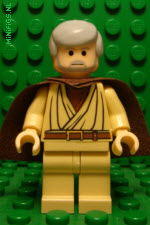 lego 2010 mini figurine sw0388 Obi-Wan Kenobi Old<br/>Short Cape 