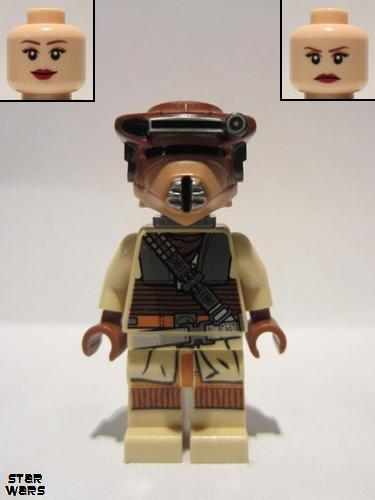lego 2012 mini figurine sw0407 Princess Leia Boushh disguise 