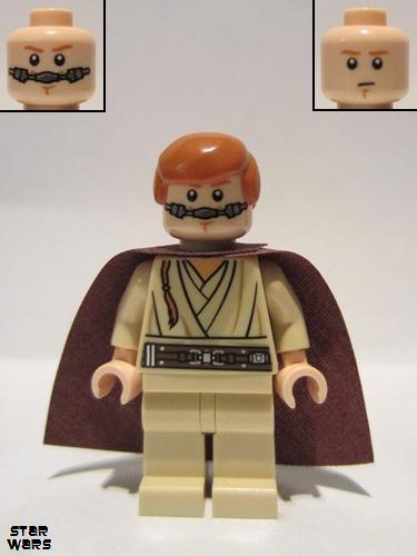 lego 2012 mini figurine sw0409 Obi-Wan Kenobi Young<br/>Breathing mask 