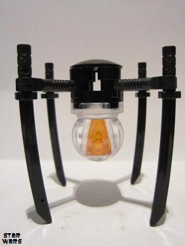 lego 2012 mini figurine sw0412 B'Omarr Monk Trans-Orange Plate 