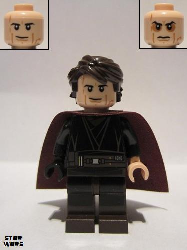 lego 2012 mini figurine sw0419 Anakin Skywalker With black right hand and cape 