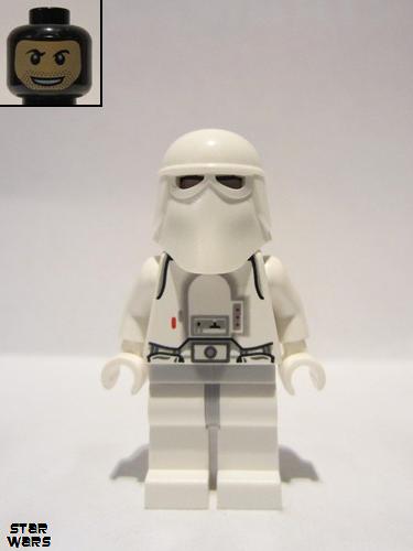 lego 2012 mini figurine sw0428 Snowtrooper Bluish gray hips, white hands<br/>Printed head 