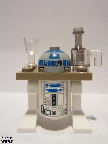 lego 2013 mini figurine sw0217a R2-D2 With Serving Tray 