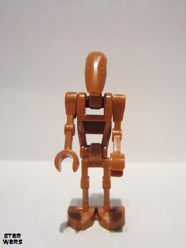 lego 2013 mini figurine sw0467 Battle Droid Dark orange, without back plate 