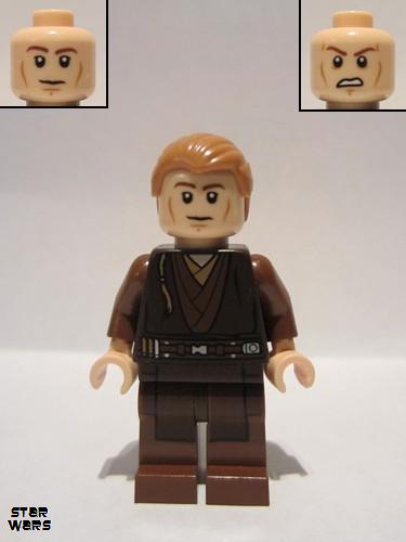 lego 2013 mini figurine sw0488 Anakin Skywalker Printed legs<br/>Padawan braid on torso 