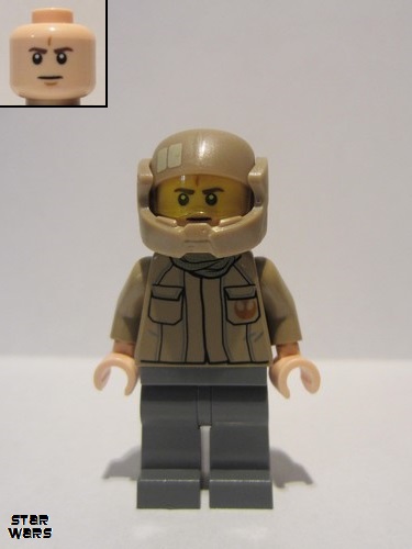 lego 2016 mini figurine sw0721 Resistance Trooper Resistance Logo 