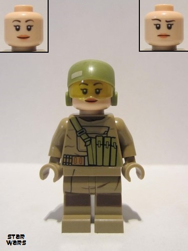 lego 2017 mini figurine sw0853 Resistance Trooper Female 