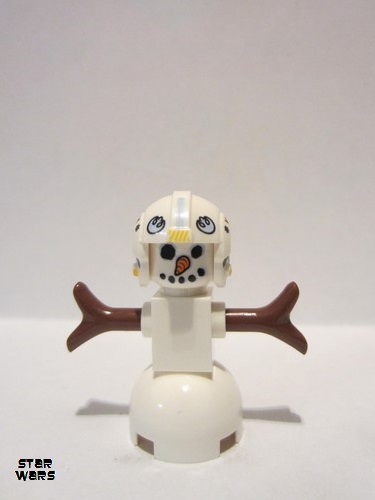 lego 2018 mini figurine sw1134 Snowman Rebel Pilot Helmet 