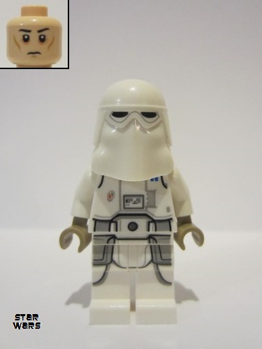 lego 2021 mini figurine sw1177 Snowtrooper Commander