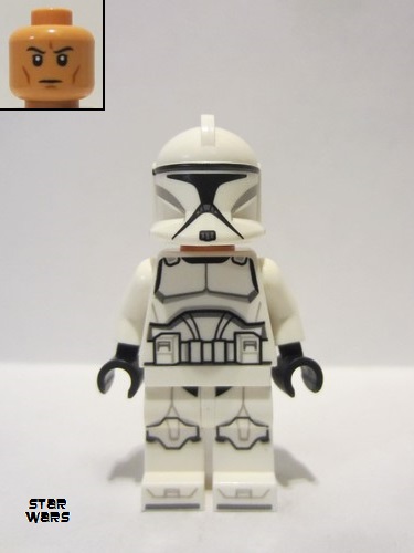lego 2022 mini figurine sw1189 Clone Trooper Phase 1, Printed Legs and Boots 