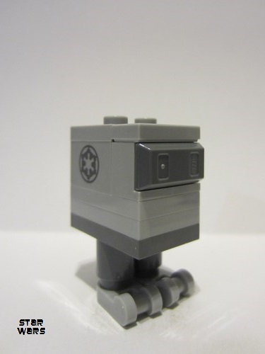 lego 2023 mini figurine sw1252 Gonk Droid GNK Power Droid, Light Bluish Gray Body and Feet, Imperial Logo 
