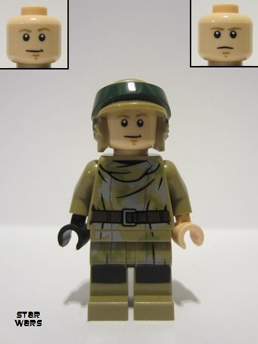 lego 2023 mini figurine sw1266 Luke Skywalker Dark Tan Endor Outfit 