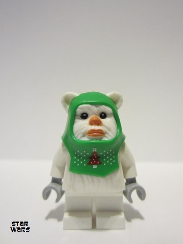 lego 2023 mini figurine sw1298 Ewok Holiday Outfit 