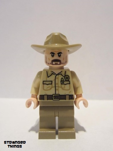 lego 2019 mini figurine st007 Chief Jim Hopper  