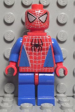 lego 2002 mini figurine spd001a Spider-Man 1 With Neck Bracket 