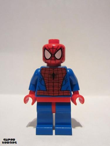 lego 2014 mini figurine sh115 Spider-Man Black Web Pattern, Red Hips 