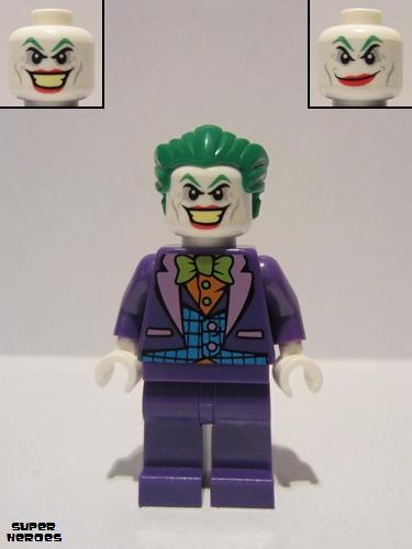 lego 2015 mini figurine sh206 The Joker Blue Vest 
