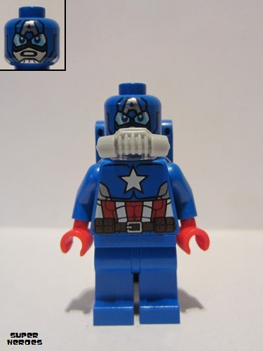 lego 2016 mini figurine sh228 Space Captain America  