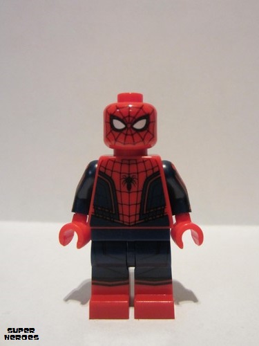 lego 2016 mini figurine sh299 Spider-Man Black Web Pattern, Red Torso, Red Boots 