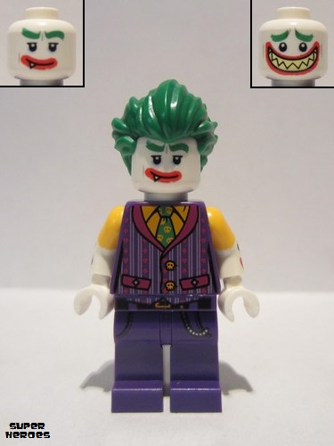 lego 2017 mini figurine sh307 The Joker Vest, Shirtsleeves, Smile with Fang Gilet, manches de chemise, sourire avec croc