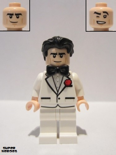 lego 2017 mini figurine sh308 Bruce Wayne White Tuxedo 