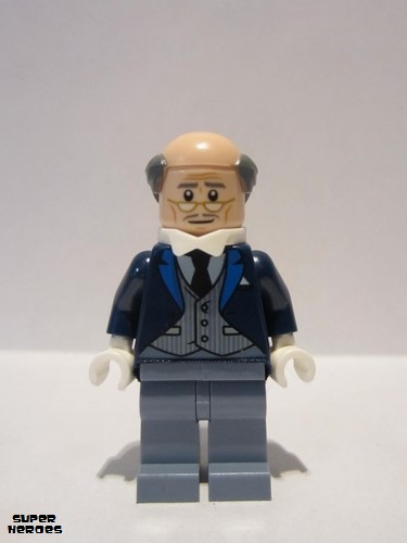 lego 2017 mini figurine sh313 Alfred Pennyworth