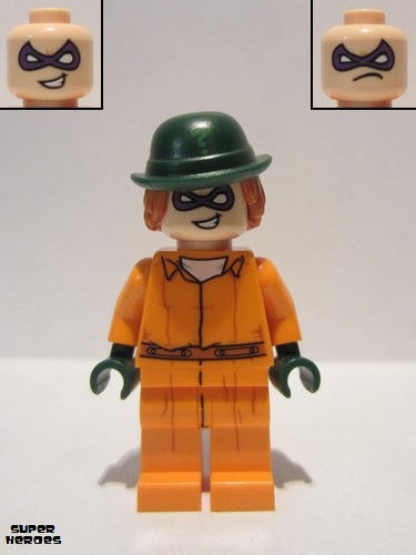 lego 2017 mini figurine sh344 The Riddler Prison Jumpsuit 