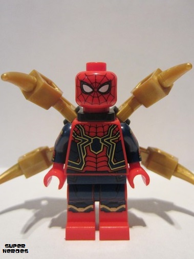 lego 2018 mini figurine sh510 Iron Spider-Man  