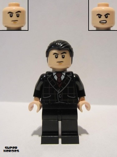 lego 2019 mini figurine sh596 Bruce Wayne Black Suit 
