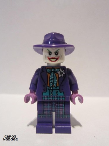 lego 2019 mini figurine sh608 The Joker Blue Bow Tie 