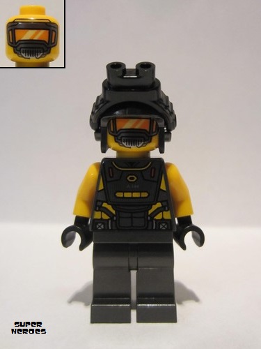 lego 2020 mini figurine sh668 AIM Agent Night Vision Goggles 