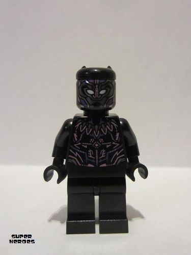 lego 2021 mini figurine sh728 Black Panther Claw Necklace, Dark Purple and Lavender Highlights 