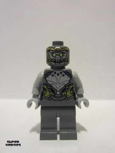 lego 2021 mini figurine sh730 Chitauri Dark Bluish Gray 