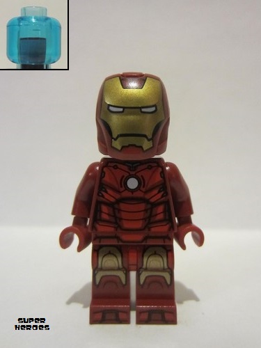 lego 2022 mini figurine sh825 Iron Man Mark 3 Armor