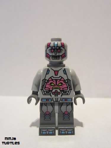 lego 2014 mini figurine tnt034 The Kraang Gray Exo-Suit Body with Back Barb 