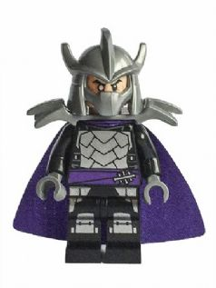 lego 2014 mini figurine tnt035 Shredder Dark Purple Cape 