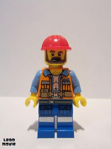 lego 2014 mini figurine tlm047 Frank the Foreman  
