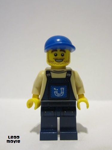 lego 2014 mini figurine tlm053 Plumber Joe  