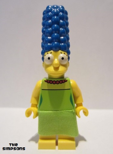 lego 2015 mini figurine sim027 Marge Simpson White Hips 