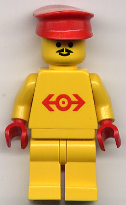 lego 1998 mini figurine trn102 Railway Employee Lego Loco 2  