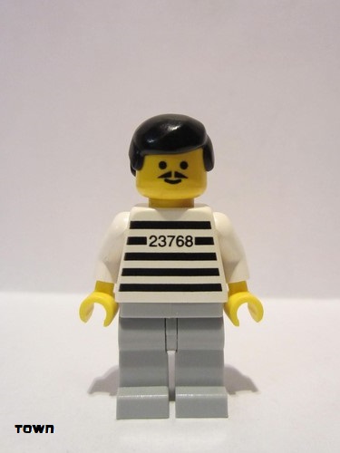 lego 2008 mini figurine jail004 Police - Jailbreak Joe