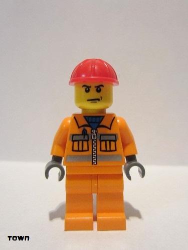 lego 2009 mini figurine cty0137 Construction Worker